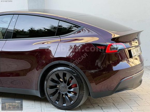 *GEBCAR*2023 TESLA*PERFORMANCE*534 HP*BORDO*ÖZEL PLAKA*HATASIZ*