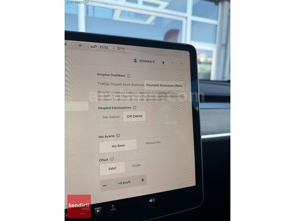 KENDİRLİ AUTO MODEL Y HW4 /LFP BATARYA/MATRIX/OTOPILOT BOYASIZ
