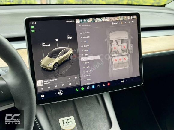 *DC GARAJ*TESLA MODEL Y/2024/25KM/SOLID BLACK/PPF/HATASZ/BOYASIZ