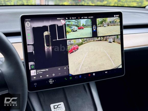 *DC GARAJ*TESLA MODEL Y/2024/25KM/SOLID BLACK/PPF/HATASZ/BOYASIZ