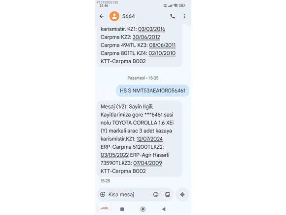 EFSANE KASA 1.6 LPG Lİ KLM Lİ AZ KİLOMETRE Lİ