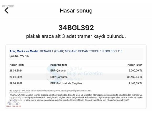 2018 RENAULT MEGANE DİZEL OTOMATİK FULL