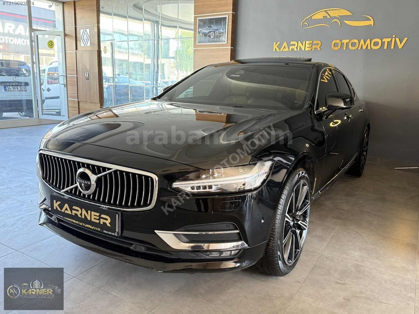 Galeriden Volvo S90 2.0 D D5 Inscription 2017 Model Konya 313.000 km Siyah 7