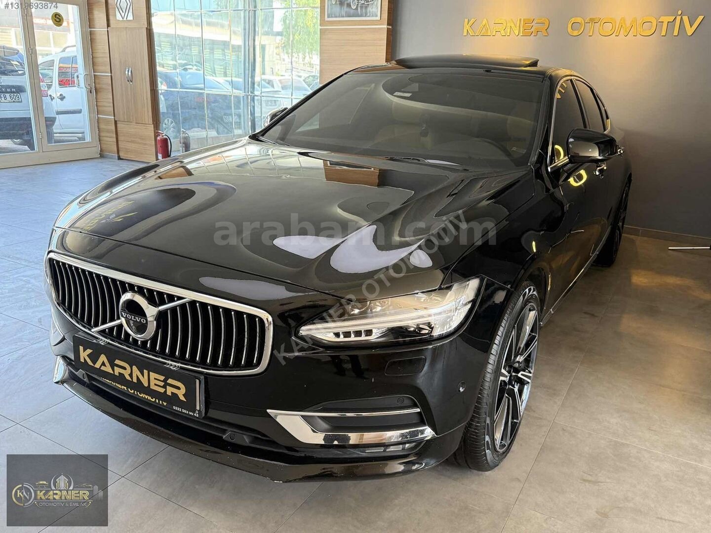 Galeriden Volvo S90 2.0 D D5 Inscription 2017 Model Konya 313.000 km Siyah 3