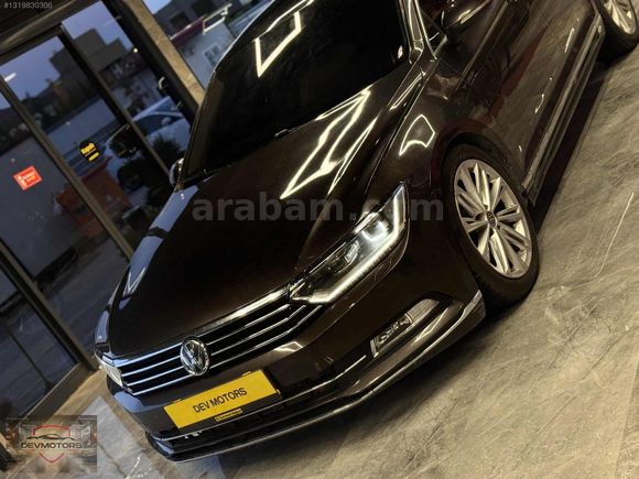 DEV MOTORS'TAN 2015 PASSAT 2.0BMT 240HP 4MOTİON HİGLİNE/C.TAVAN/