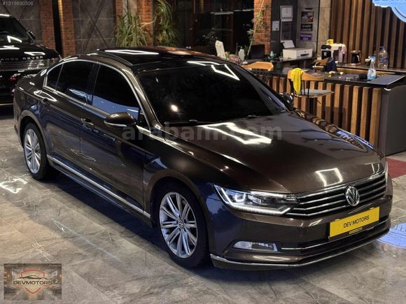 DEV MOTORS'TAN 2015 PASSAT 2.0BMT 240HP 4MOTİON HİGLİNE/C.TAVAN/
