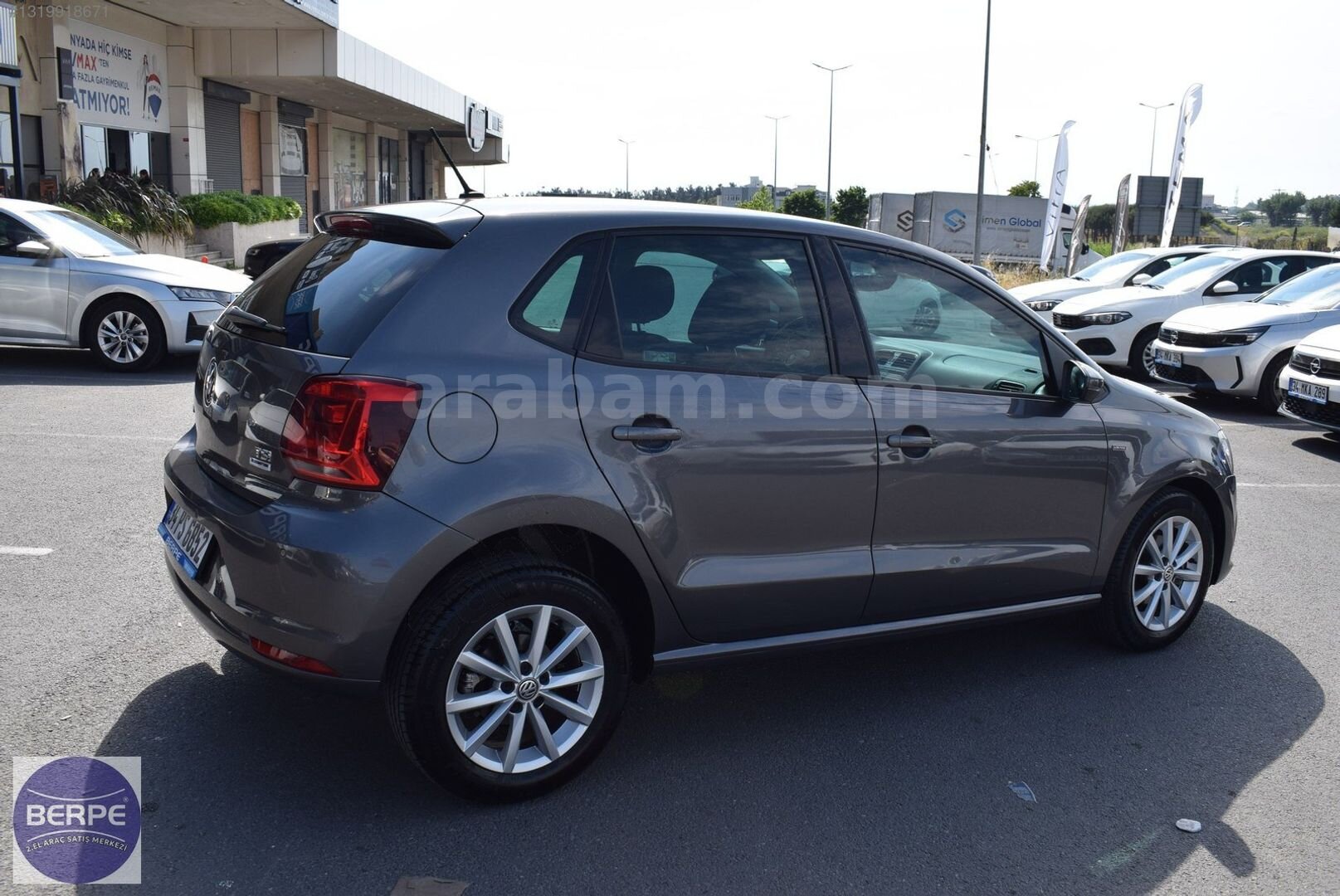 Galeriden Volkswagen Polo 1.2 TSi Lounge 2016 Model İstanbul 62.074 km Gri 5