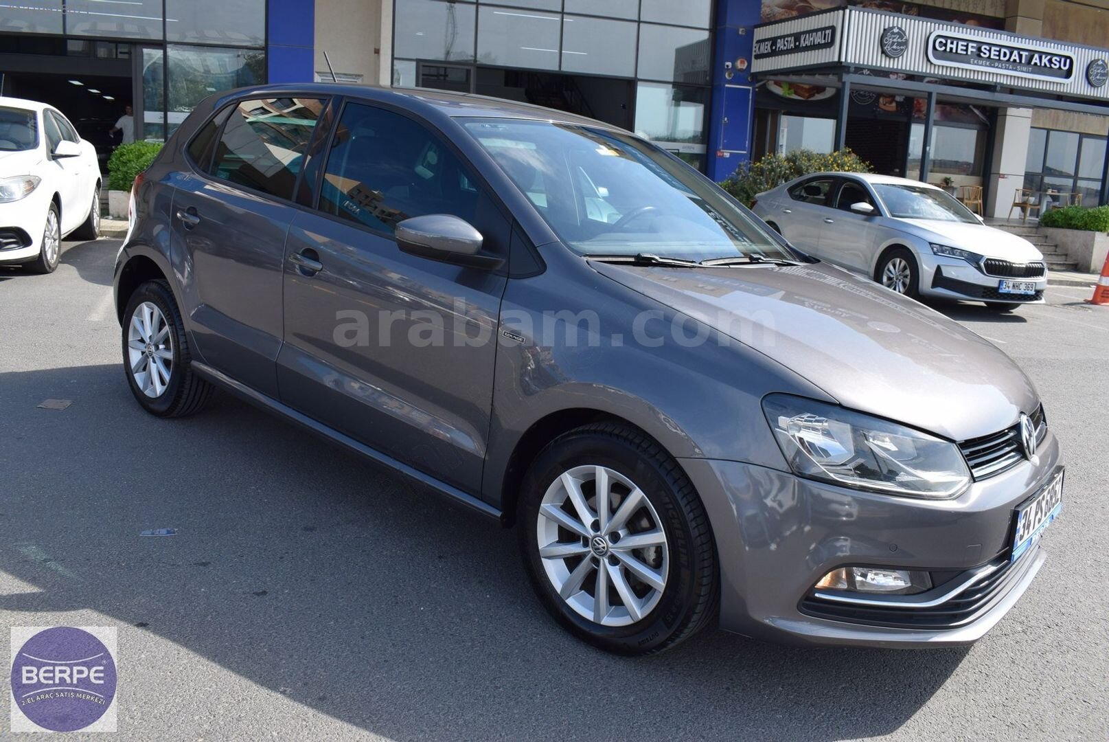 Galeriden Volkswagen Polo 1.2 TSi Lounge 2016 Model İstanbul 62.074 km Gri 3
