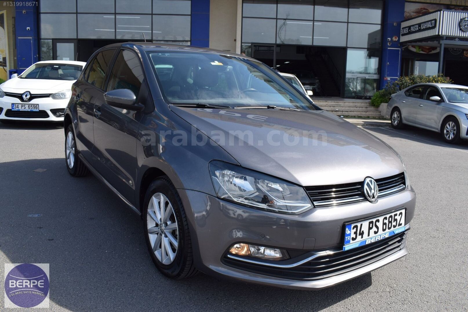 Galeriden Volkswagen Polo 1.2 TSi Lounge 2016 Model İstanbul 62.074 km Gri 2