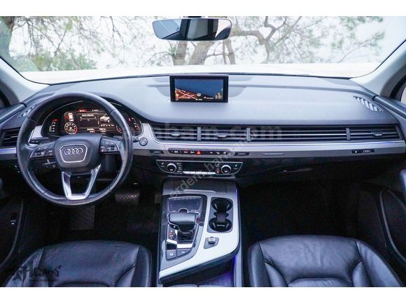 ERDEM'den 2017 Audi Q7 2.0 TFSI SLine 7Koltuklu Beyaz-Siyah Bayi