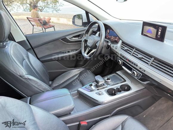 ERDEM'den 2017 Audi Q7 2.0 TFSI SLine 7Koltuklu Beyaz-Siyah Bayi