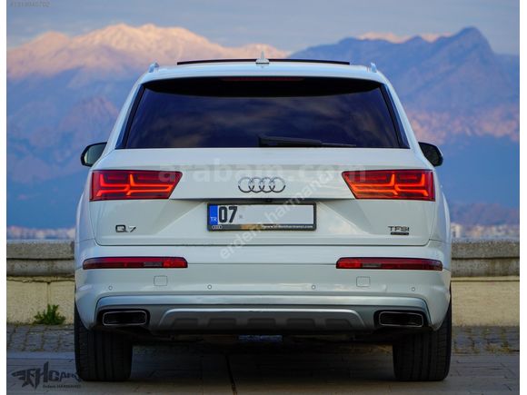 ERDEM'den 2017 Audi Q7 2.0 TFSI SLine 7Koltuklu Beyaz-Siyah Bayi