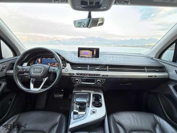 ERDEM'den 2017 Audi Q7 2.0 TFSI SLine 7Koltuklu Beyaz-Siyah Bayi