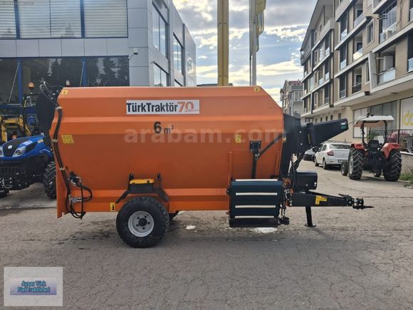 AYSAR'DAN TÜRK TRAKTÖR 6M YATAY YEM KARMA MAKİNASI