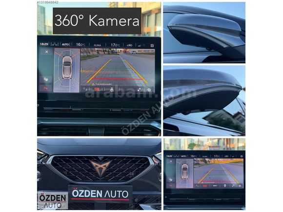 "39.000"KM 2023 CUPRA VZ-LİNE//360 KAMERA+BKR JNT+MATRIX+BEATS+E