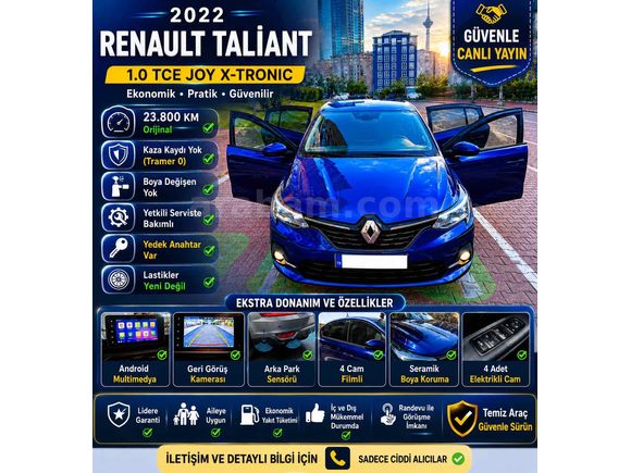 TRAMERSİZ | DEĞİŞENSİZ | 23.800 KM | SERVİS BAKIMLI | X-TRONIC