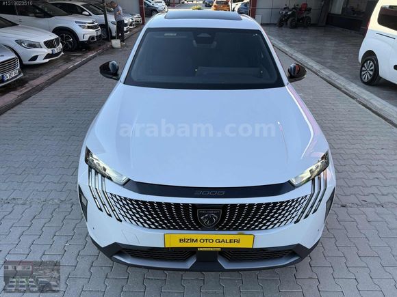 BİZİM OTO'dan 2025 3008 1.2 Hybird /PPF /ELEKTRLİ BAGAJ HATASZ