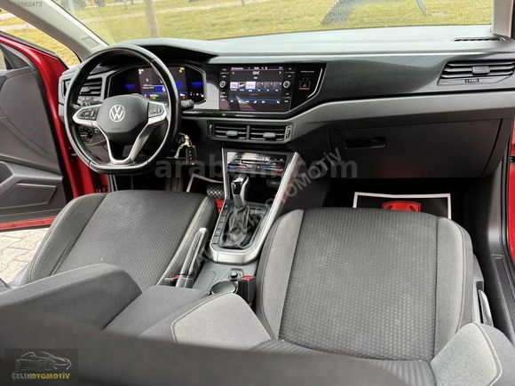 BOYASIZ_TRAMERSİZ_2022_VW_TAİGO_1.0_TSİ_LİFE_DSG_HAYALET+CARPLAY