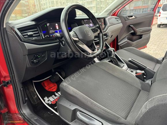 BOYASIZ_TRAMERSİZ_2022_VW_TAİGO_1.0_TSİ_LİFE_DSG_HAYALET+CARPLAY
