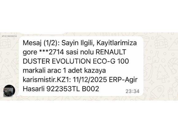 9 BİN KMDE 2025 KASIM ÇIKIŞLI FABRK LPG Lİ