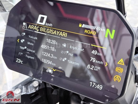 GKN MOTOR'DAN 2024 BMW R1300 GS TRIPLE BLACK TAKAS+ 12 TAKSİT