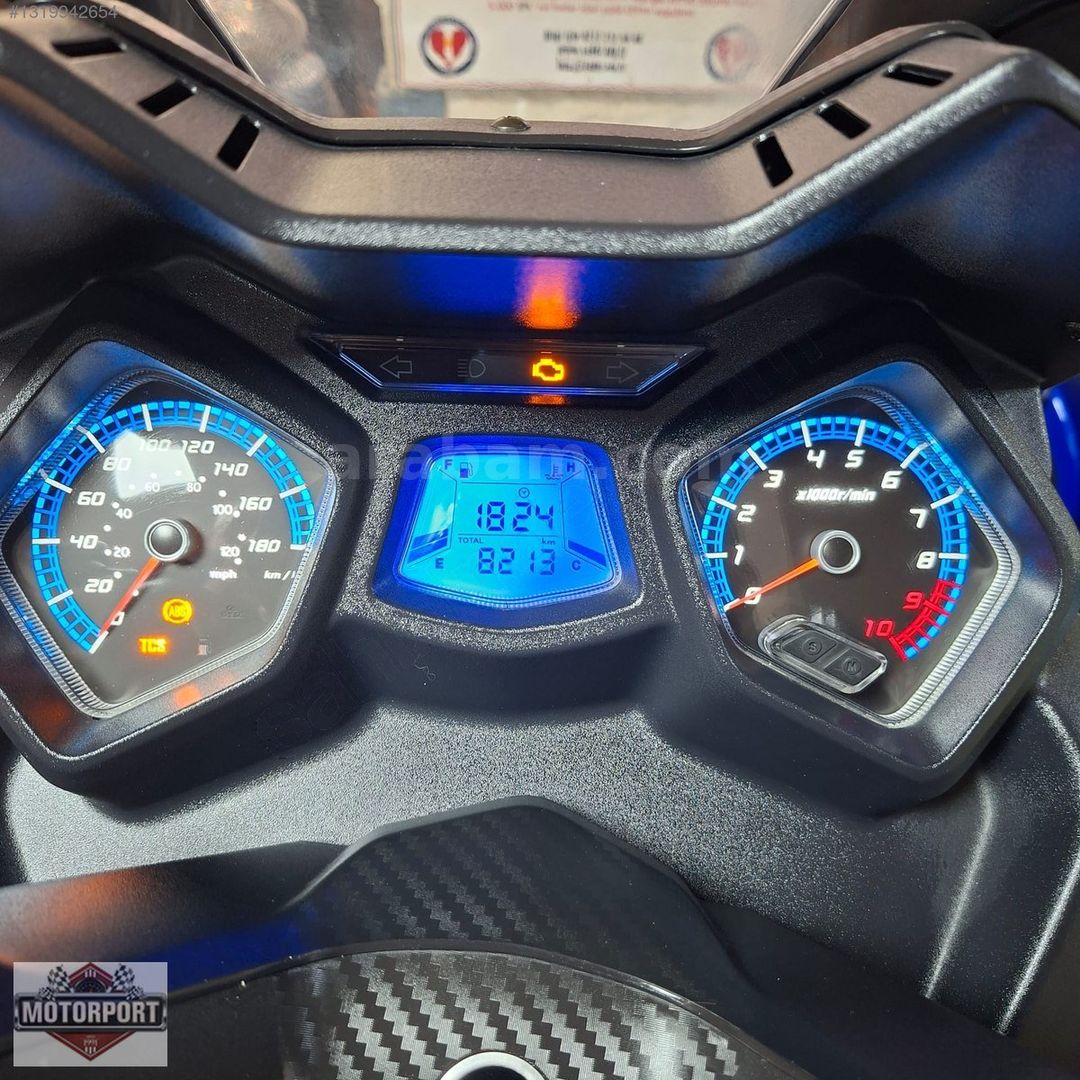Galeriden SYM Joymax Z 250 2023 Model Aydın 8.300 km Gri