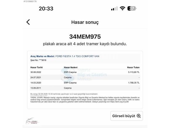 AYDINLI OTOMOTİV -2005 FİESTA 1.4TDCİ CAM KOLTUK İŞLİ 3+1