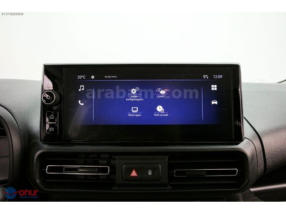 2026 OPEL COMBO 1.5 D ESSENTİAL- ORTA KONSOL -MATRİX FAR HATASIZ