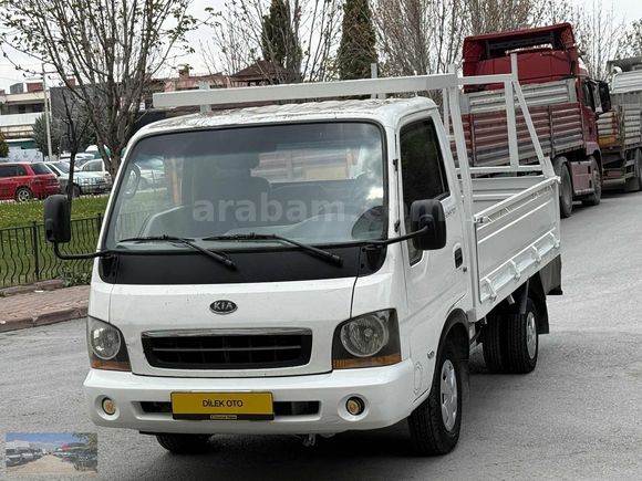 DİLEK OTO'DAN 2004 KİA BANGO KA 2500 ÇİFT TEKER AÇIK SAÇ KASALI