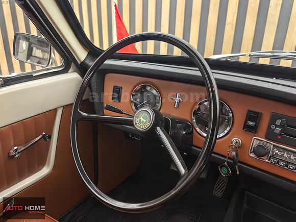 1974 ANADOL AKDENİZ A1 COUPE 1300 "122.000 KM"KEMİK DİREKSİYON