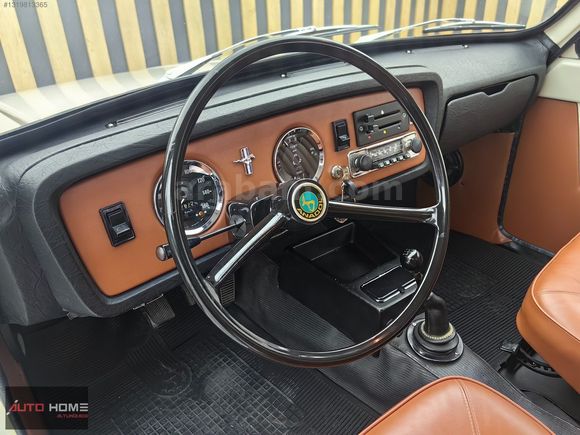 1974 ANADOL AKDENİZ A1 COUPE 1300 "122.000 KM"KEMİK DİREKSİYON