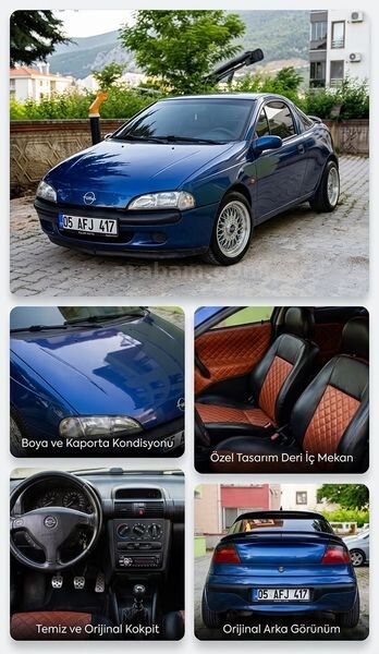 Sahibinden Opel Tigra 1.6 1996 Model Amasya 299.000 km Lacivert