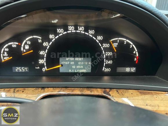 SMZ MOTORS MERCEDES 2002 S320 CDI VAKUM SUNROOF E KOLTUK K.K12T
