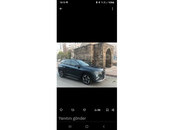 Sahibinden Hyundai Tucson 1.6 CRDi Elite 2021 Model Kayseri