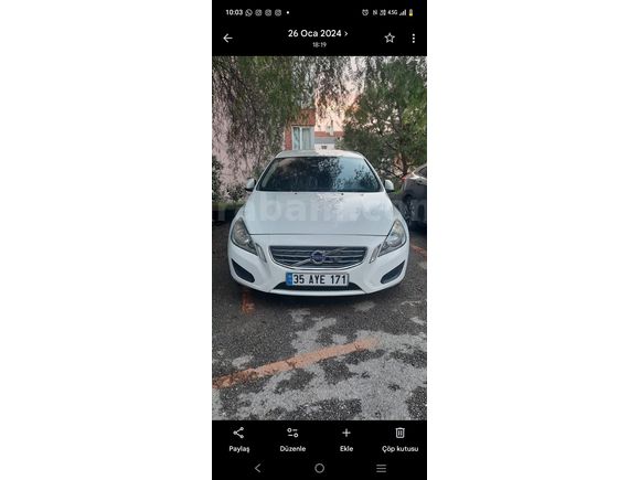Sahibinden Volvo S60 1.6 D Premium 2013 Model  246.000 km Beyaz
