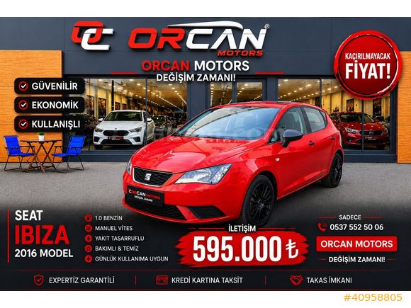 ORCAN MOTORS dan 2016 Ibiza 1.0 Referance