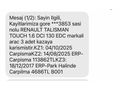 Sahibinden Renault Talisman 1.6 dCi Touch 2016 Model 