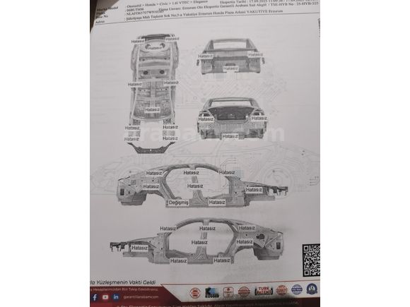 Sahibinden Honda Civic 1.6i VTEC Elegance 2007 Model