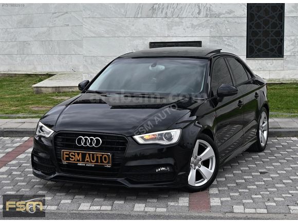 FSM AUTO'dan 2014 AUDİ AA3 SEDAN S-LİNE CAM TAVAN