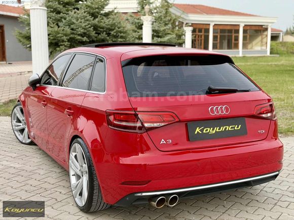 *DEĞİŞENSİZ* *CAM TAVAN* *170.000KM* *RED* *A3 1.6 TDI OTOMATİK*