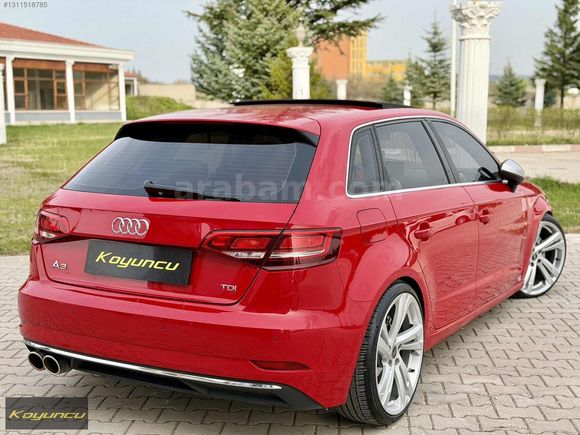 *DEĞİŞENSİZ* *CAM TAVAN* *170.000KM* *RED* *A3 1.6 TDI OTOMATİK*