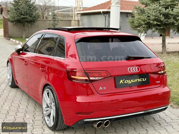 *DEĞİŞENSİZ* *CAM TAVAN* *170.000KM* *RED* *A3 1.6 TDI OTOMATİK*