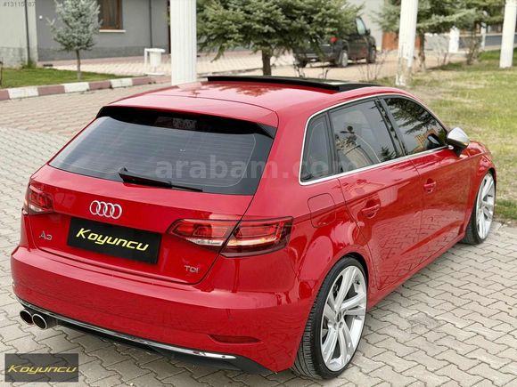 *DEĞİŞENSİZ* *CAM TAVAN* *170.000KM* *RED* *A3 1.6 TDI OTOMATİK*