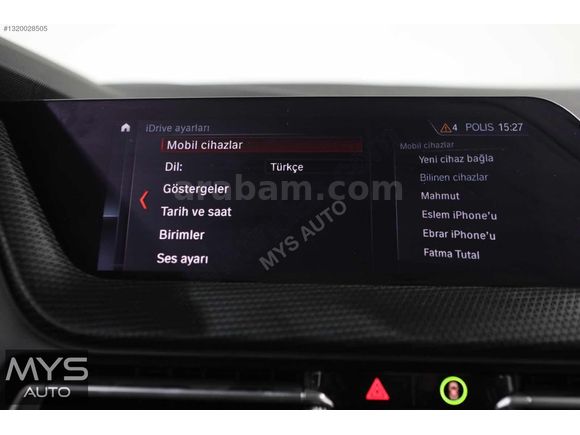 MYS AUTO 2020 BMW 2.16d F.EDİTİON SPORTLİNE CAM TAVAN DEĞİŞENSİZ