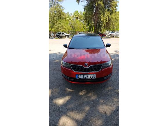 Sahibinden Skoda Rapid 1.6 TDI Spaceback Style 2015 Model  190.000 km Kırmızı