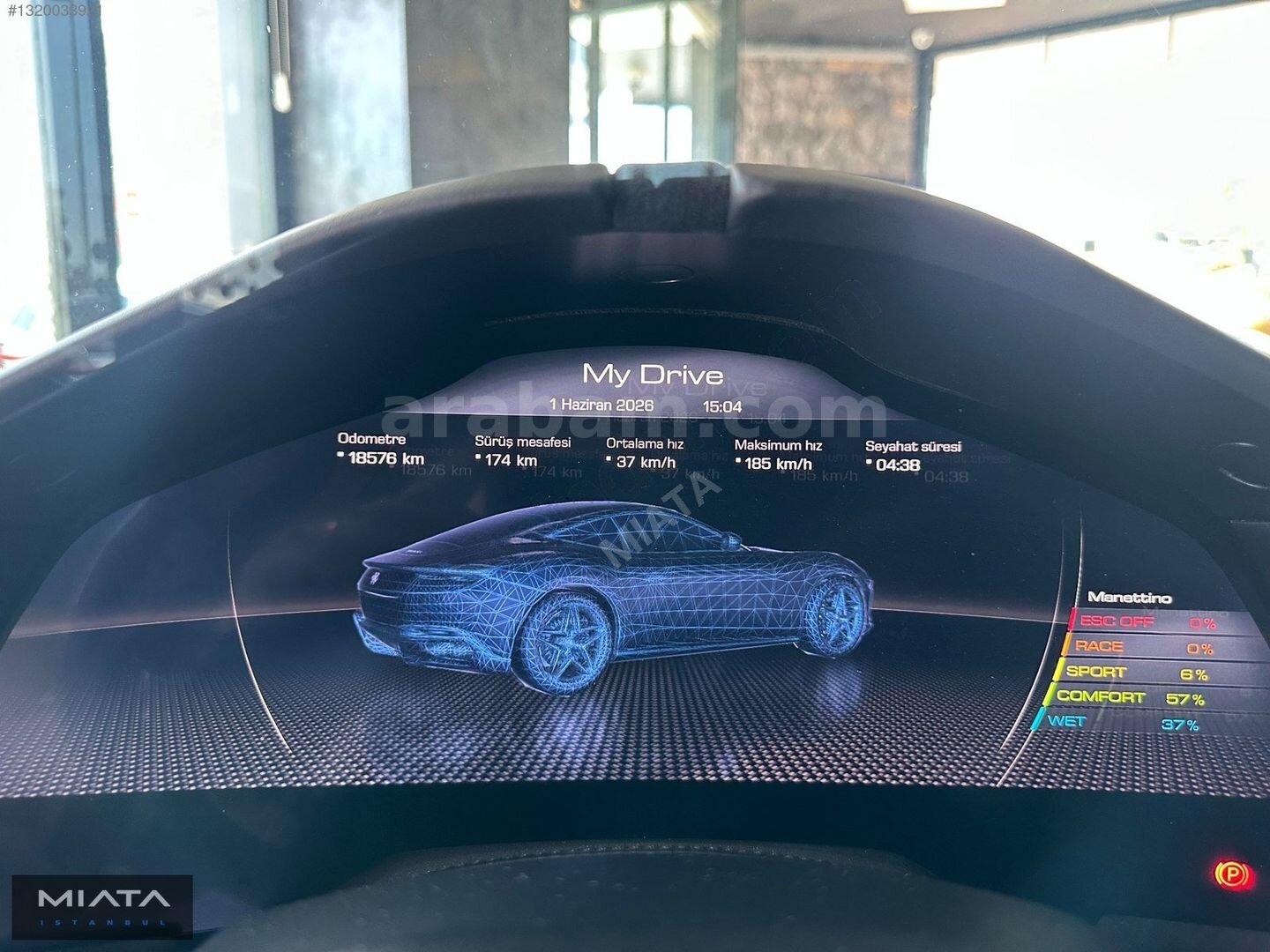 Galeriden Ferrari Roma 3.9 2022 Model İstanbul 18.580 km Gri 4