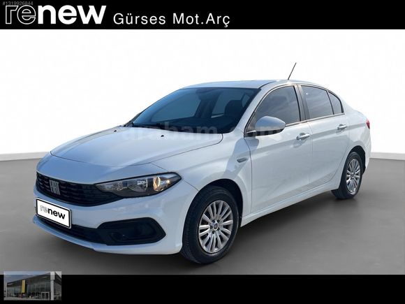RENAULT GÜRSES'DE 2022 FİAT EGEA 1.6 MULTİJET EASY DCT BOYASIZ