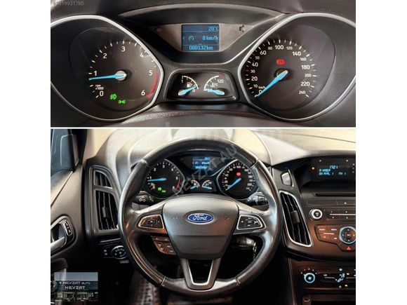 80 BİN KM'DE 2016 FORD FOCUS STYLE 6 İLERİ YENİ KASA BOYASIZ