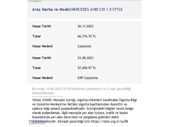 MERCEDES - BENZ A180 CDI / AMG / 7G - DCT / 203.620 KM