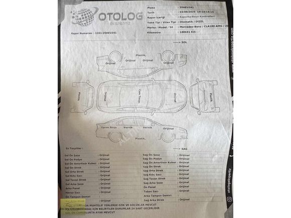 ALTIN OTOMOTİV 'DEN 2016 CLA 180 D AMG